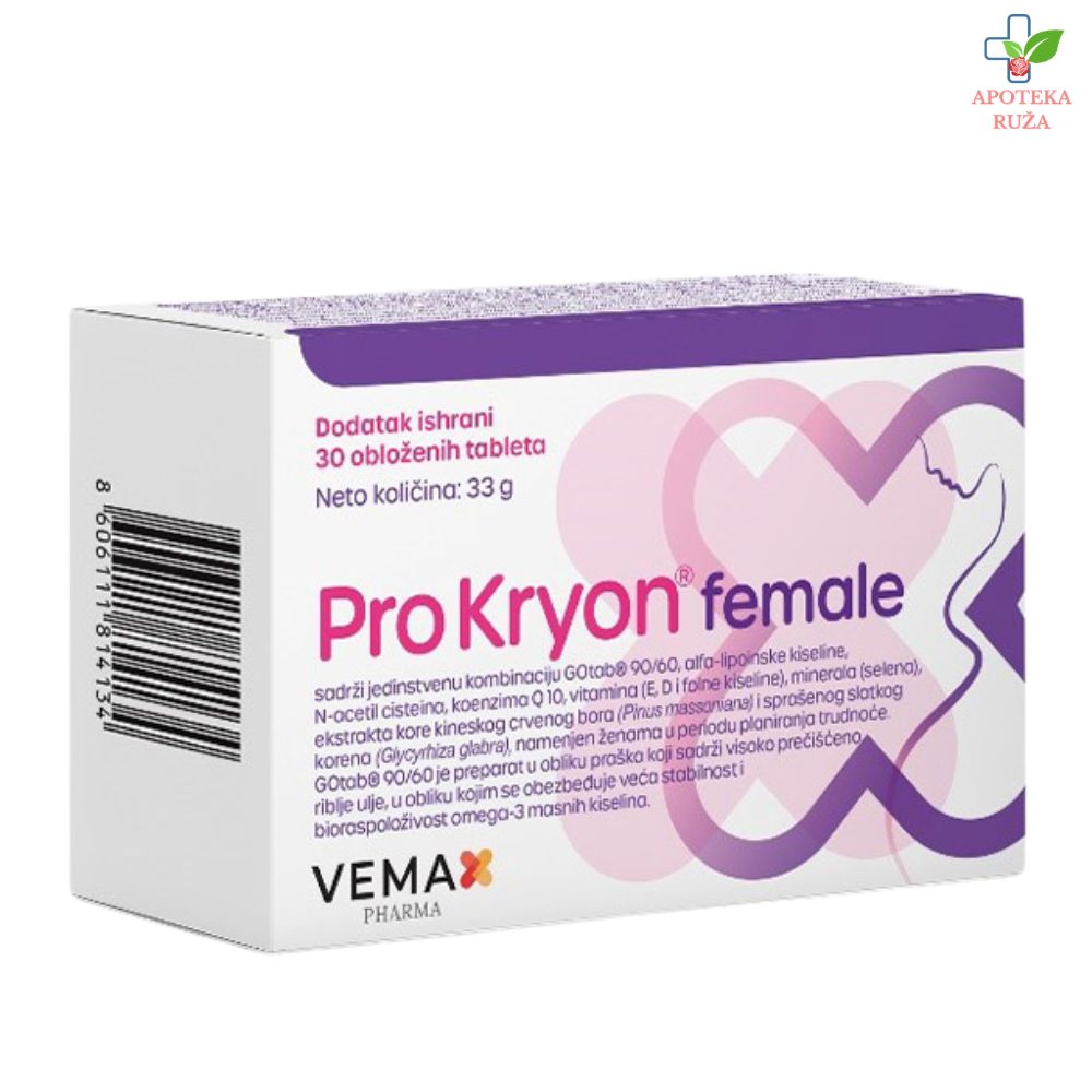 Pro Kryon Female za bolju žensku plodnost 30 tableta