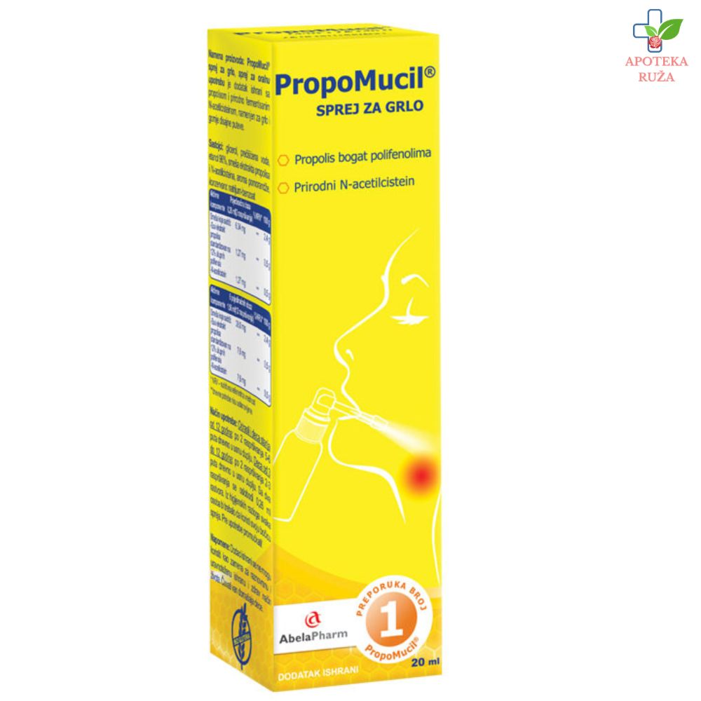 PropoMucil sprej za grlo 20 ml