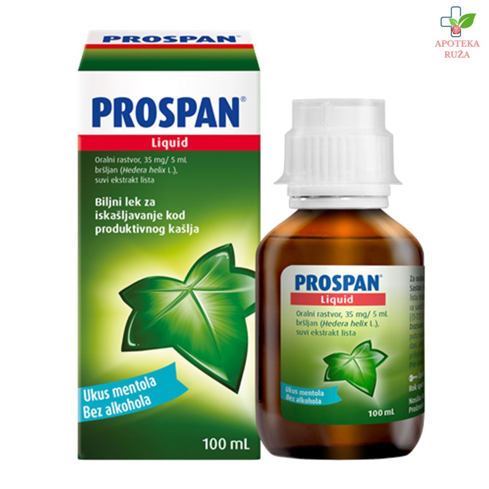 Prospan Liquid za produktivan kašalj sa mentolom 100ml
