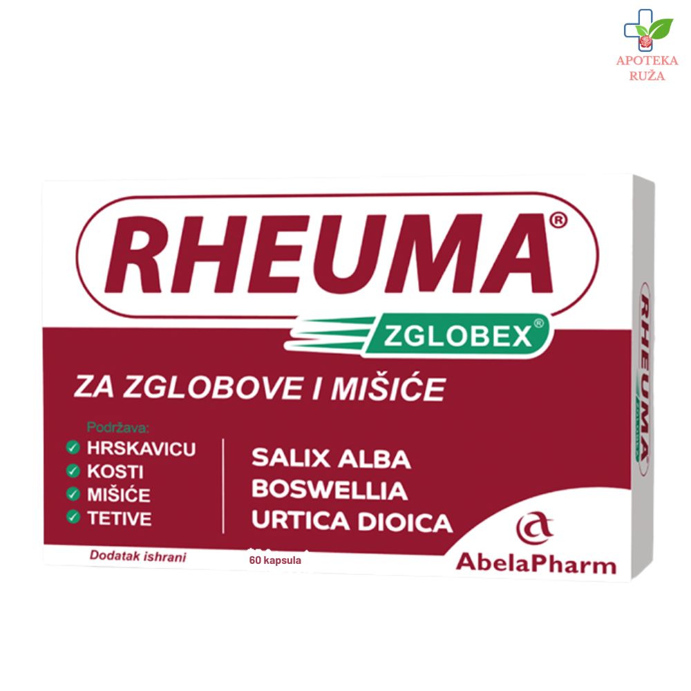 RHEUMA Zglobex protiv bolova u kostima i zglobovima 60 kapsula