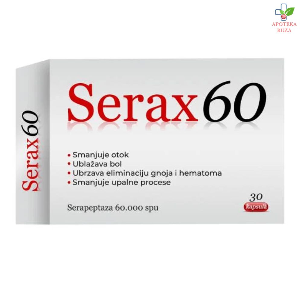 Serax protiv otoka 60.000IU 30 kapsula