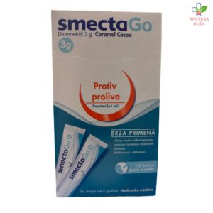 Smecta Go protiv dijareje karmela čokolada za decu iznad 8 godina 12 direkt kesica