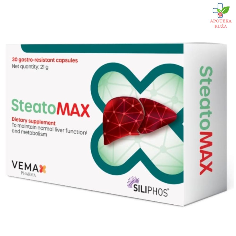 Steatomax za čićenje jetre 15 kapsula