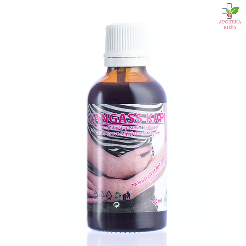 Vangass kapi protiv gasova i nadutoti 50ml