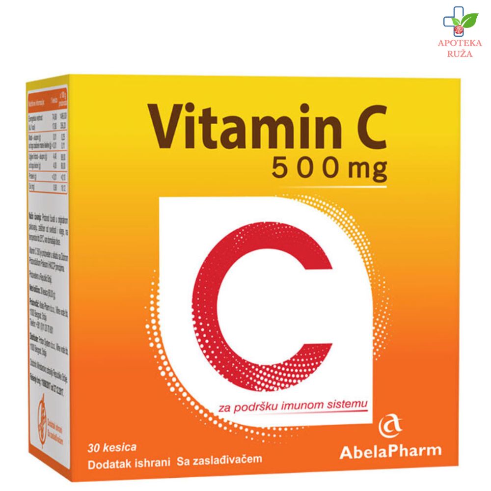 Vitamin C 500 mg 30 kesica Abela Pharm