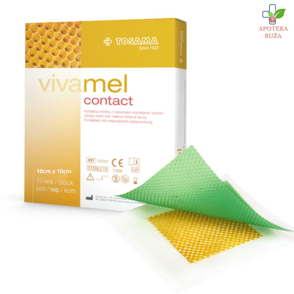 Vivamel Contact mrežica za rane 10cm x 10cm 1 komad