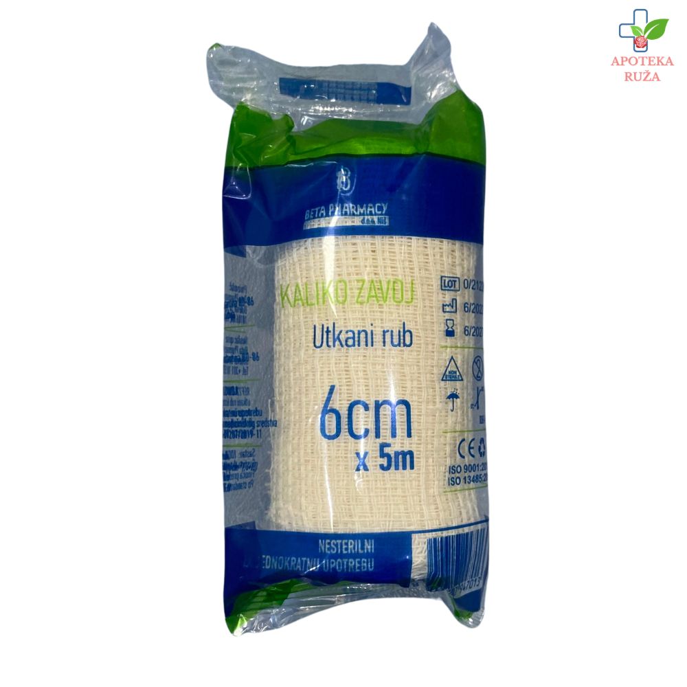 Zavoj Kaliko 6cm x 5m Beta 1 komad
