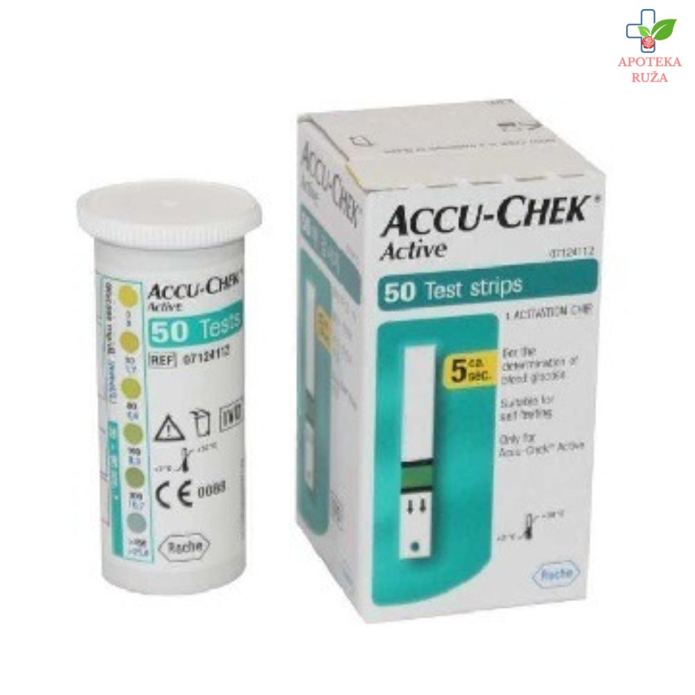 AccuChek Active trakice za merenje šećera 50 komada