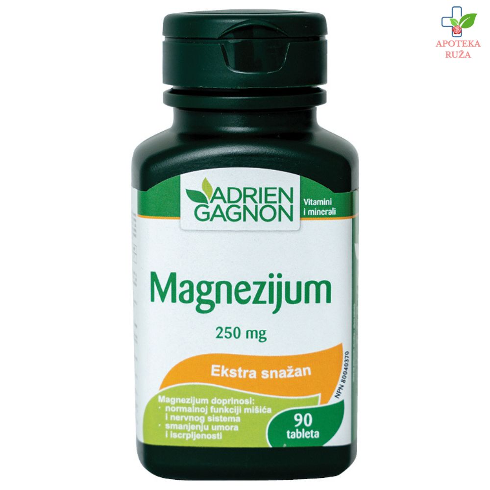 Adrien Gagnon Magnesium 250mg 90 tableta