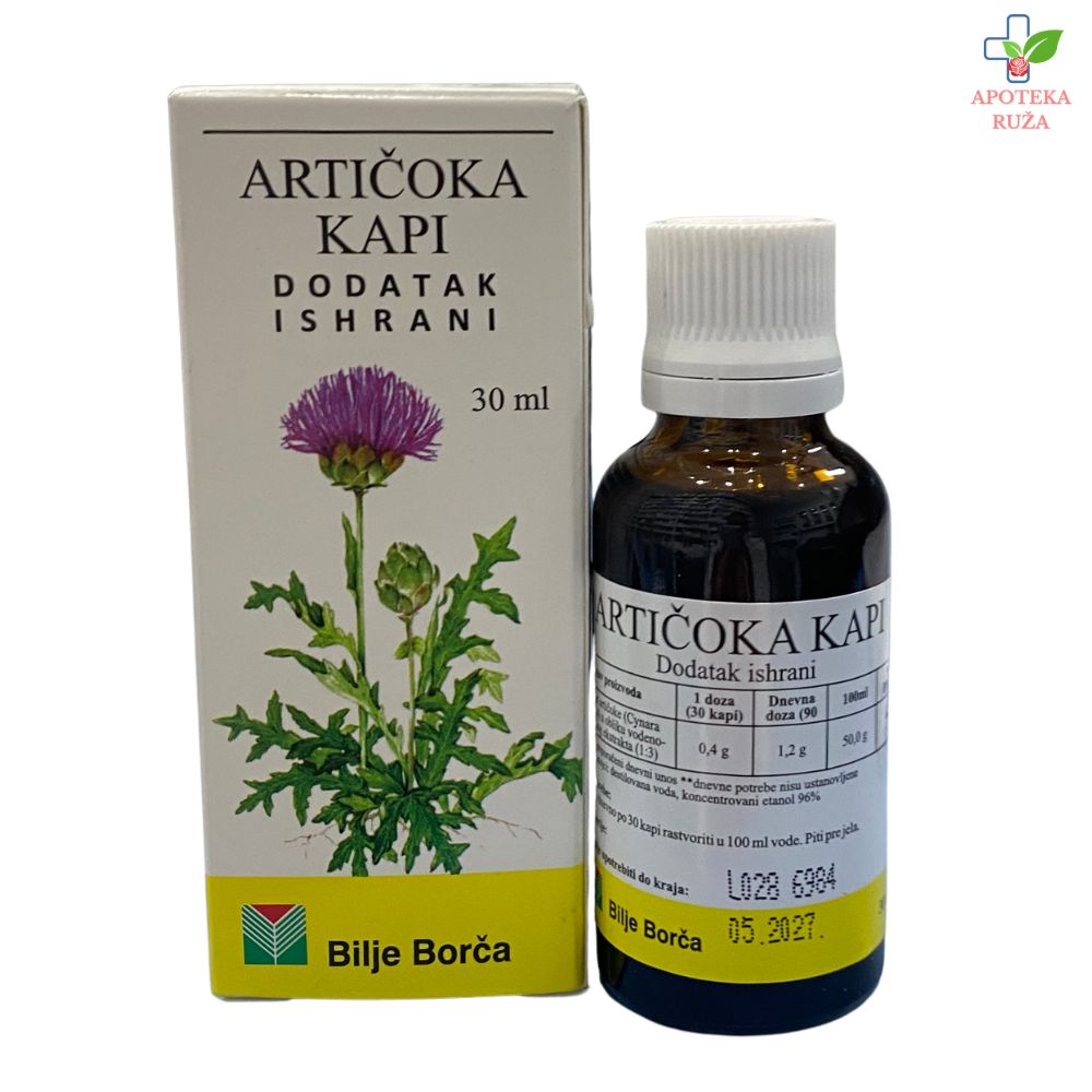 Artičoka kapi 30ml Bilje Borča