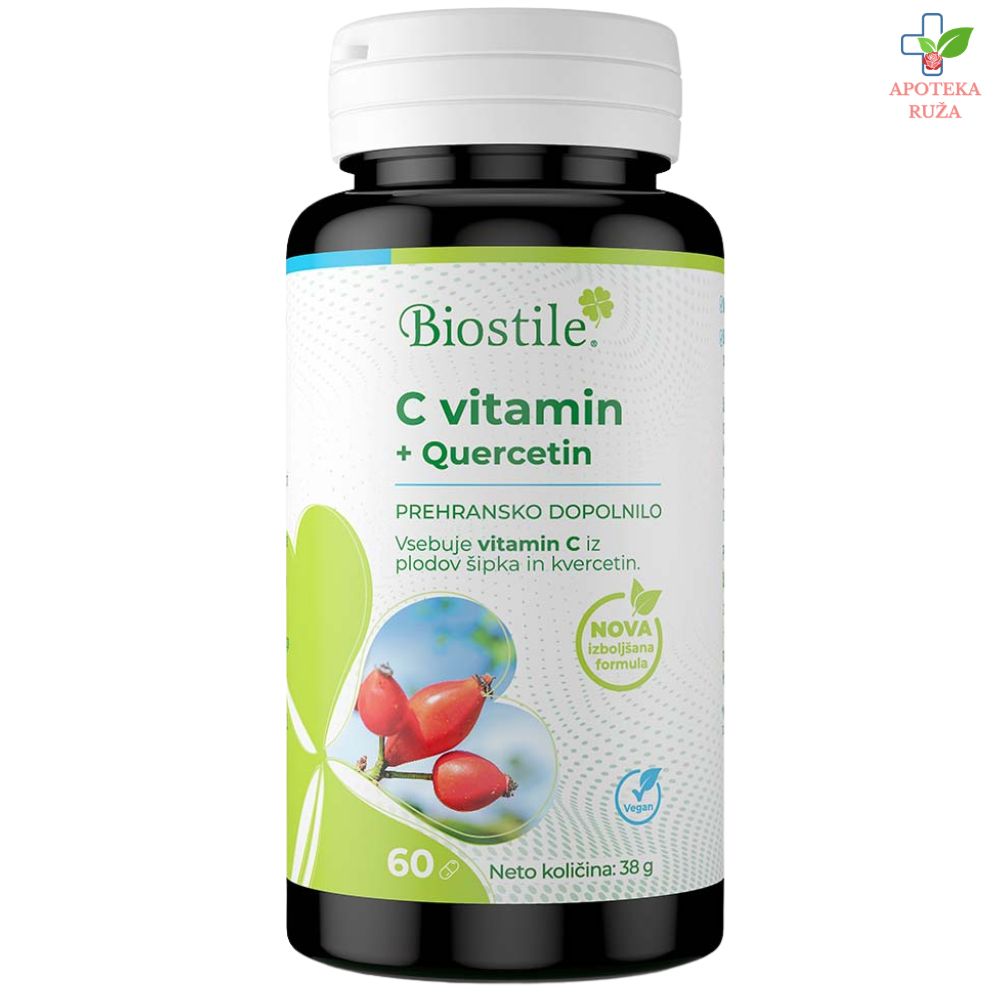 Biostile Vitamin C + Kvercetin 60 kapsula