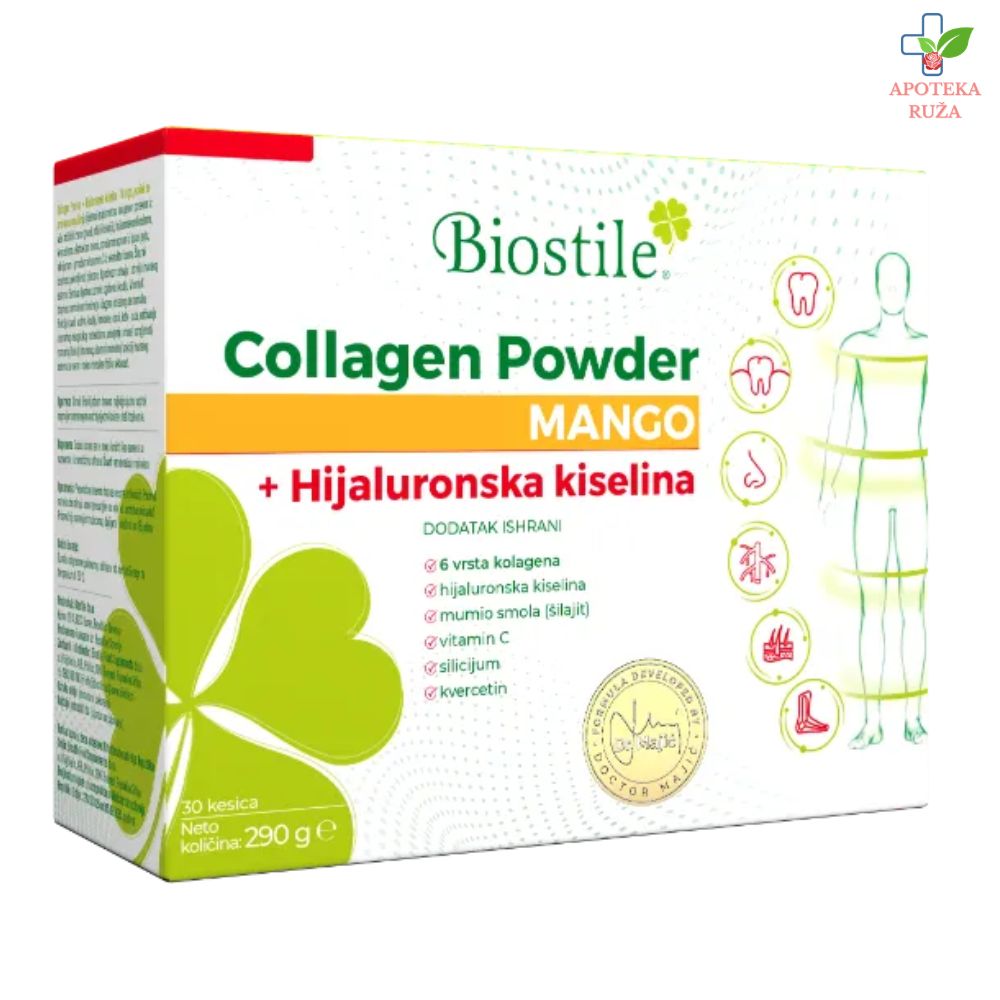 Biostile Collagen Mango 30 kesica BEZ ŠEĆERA