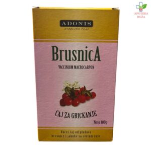 Čaj Brusnica 100gr Adonis
