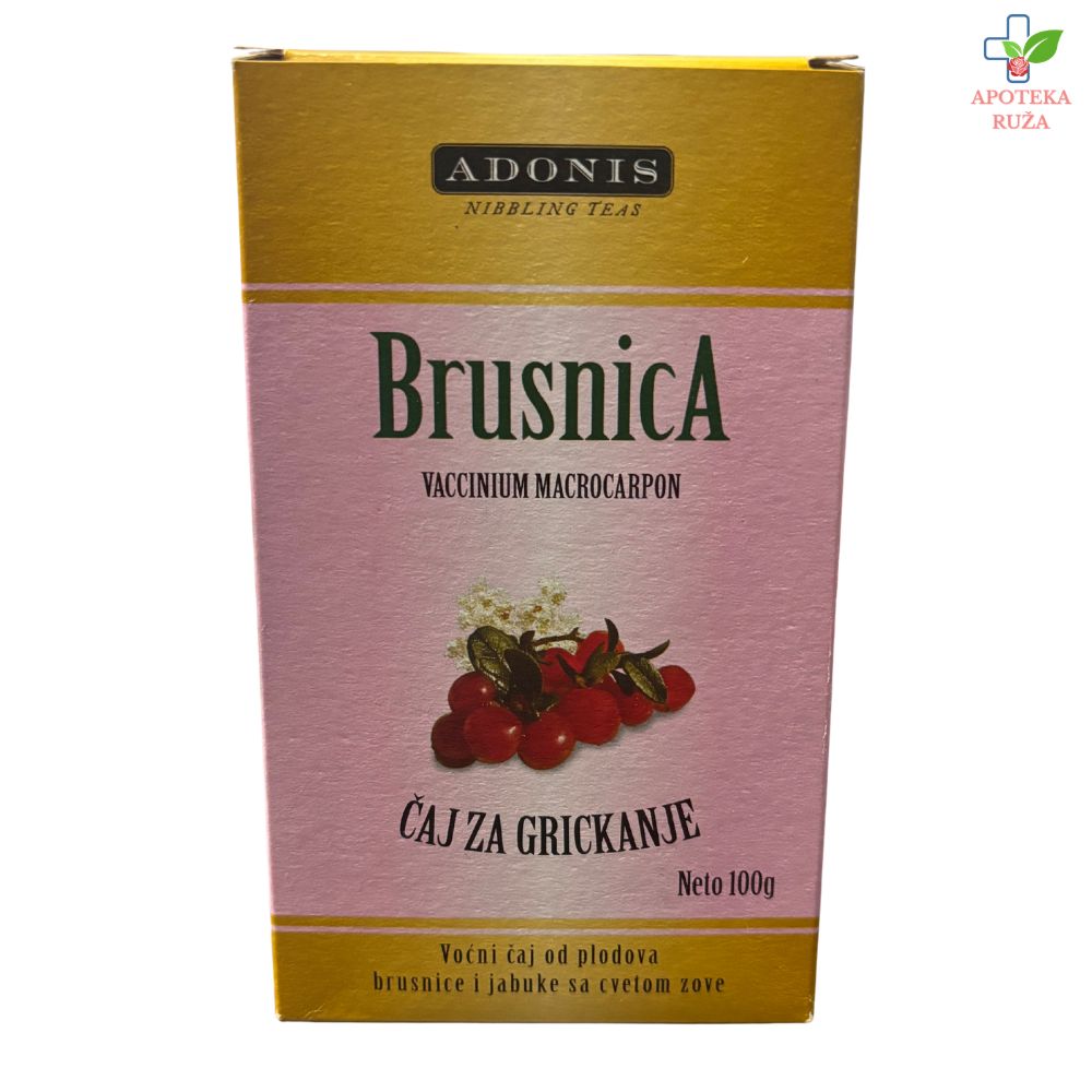 Čaj Brusnica 100gr Adonis
