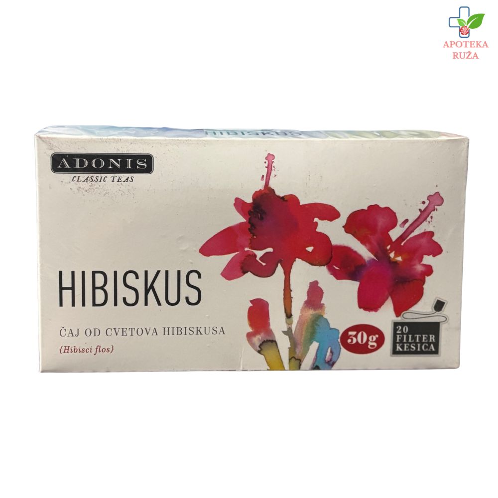 Čaj hibiskus 20 kesica Adonis