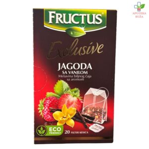 Čaj jagoda vanila 20 kesica Fructus