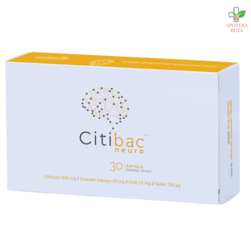 Citibac Neuro za bolje pamćenje 30 kapsula