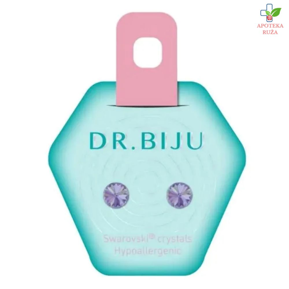 DR.BIJU minđuše Rivol 6,2mm Vital Light