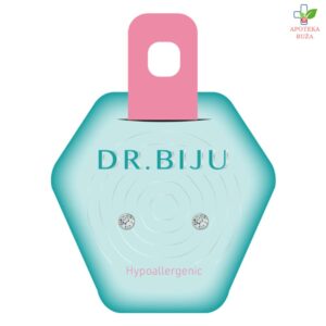 DR.BIJU minđuše Xiri 3,3mm Crystal