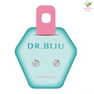 DR.BIJU minđuše Xiri 5,3mm Crystal