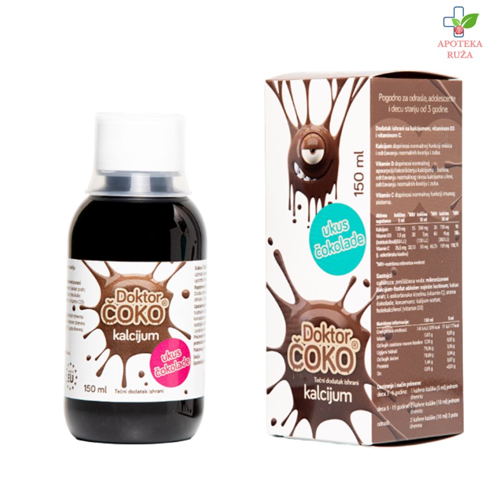 Doktor Čoko Kalcijum sirup za decu 150ml