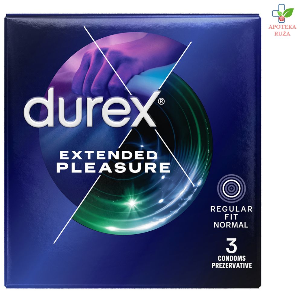 Durex Extended Pleasure prezervativi 3 komada