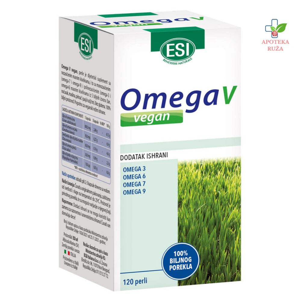 ESI Omega 3-6-9 Vegan 120 perli