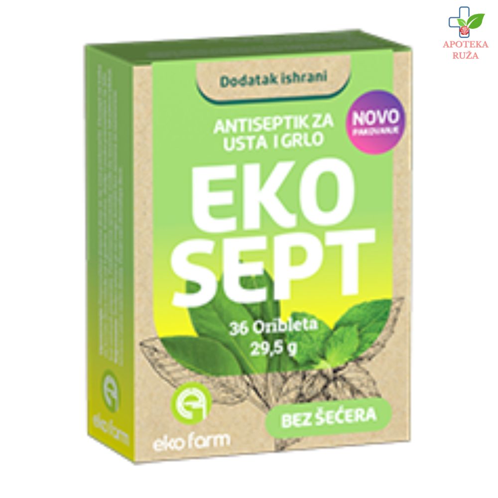 Ekosept BEZ ŠEĆERA 36 oribleta