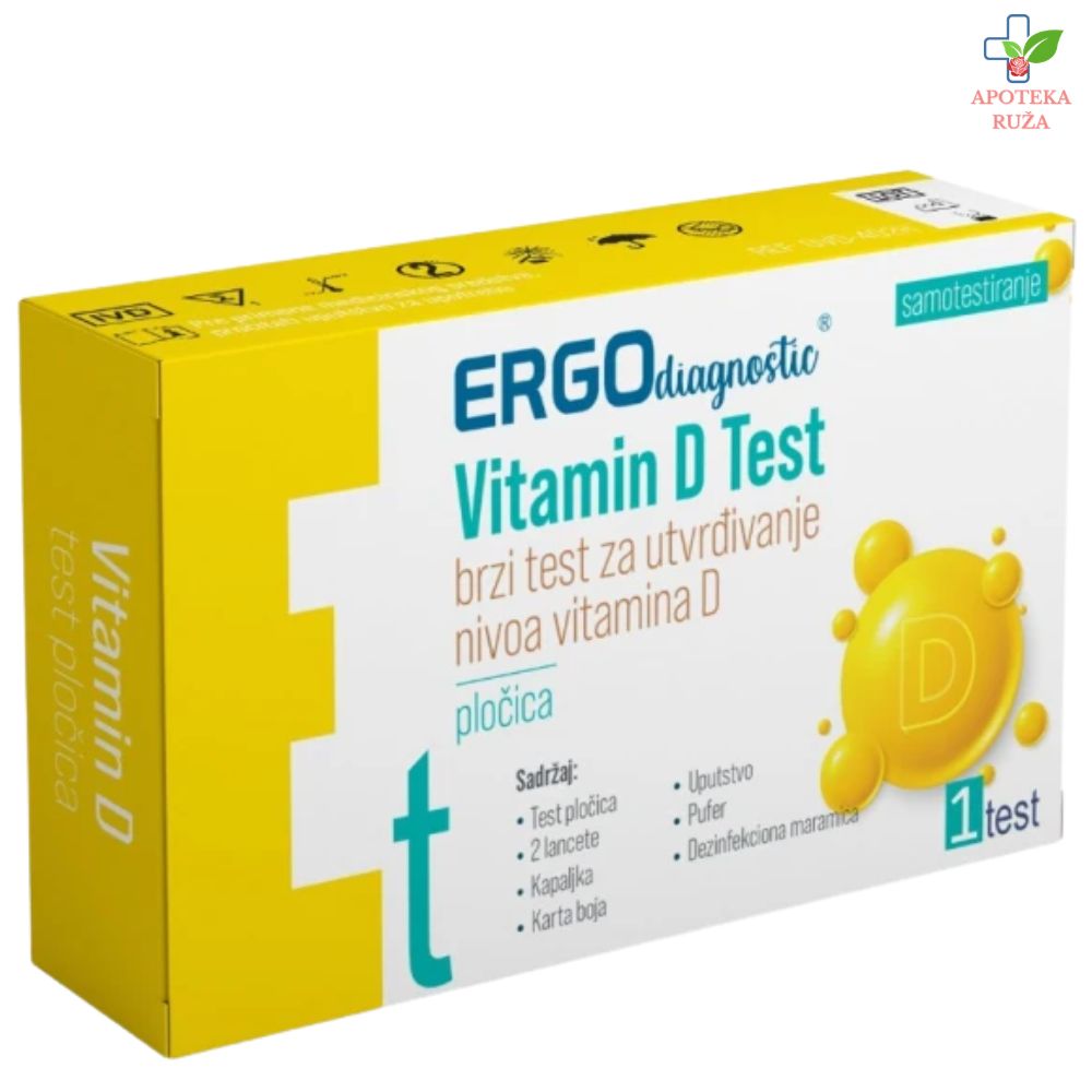 Ergo test za samotestiranje i utvrđivanje novao vitamin D 1 komad