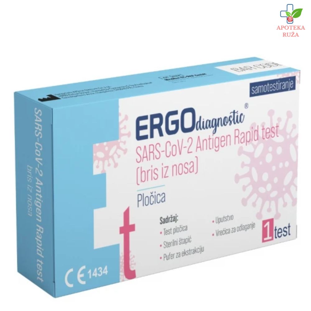 Ergo test za samotestiranje na kovid virus iz nosa 1 komad