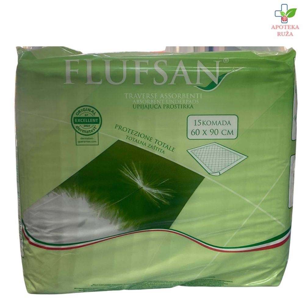 Flufsan podmetači 60cm x 90cm 15 komada