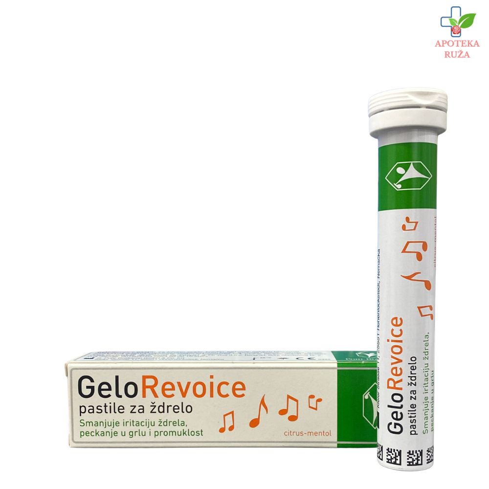 Gelorevoice za grlo (citrus-mentol) 20 pastila