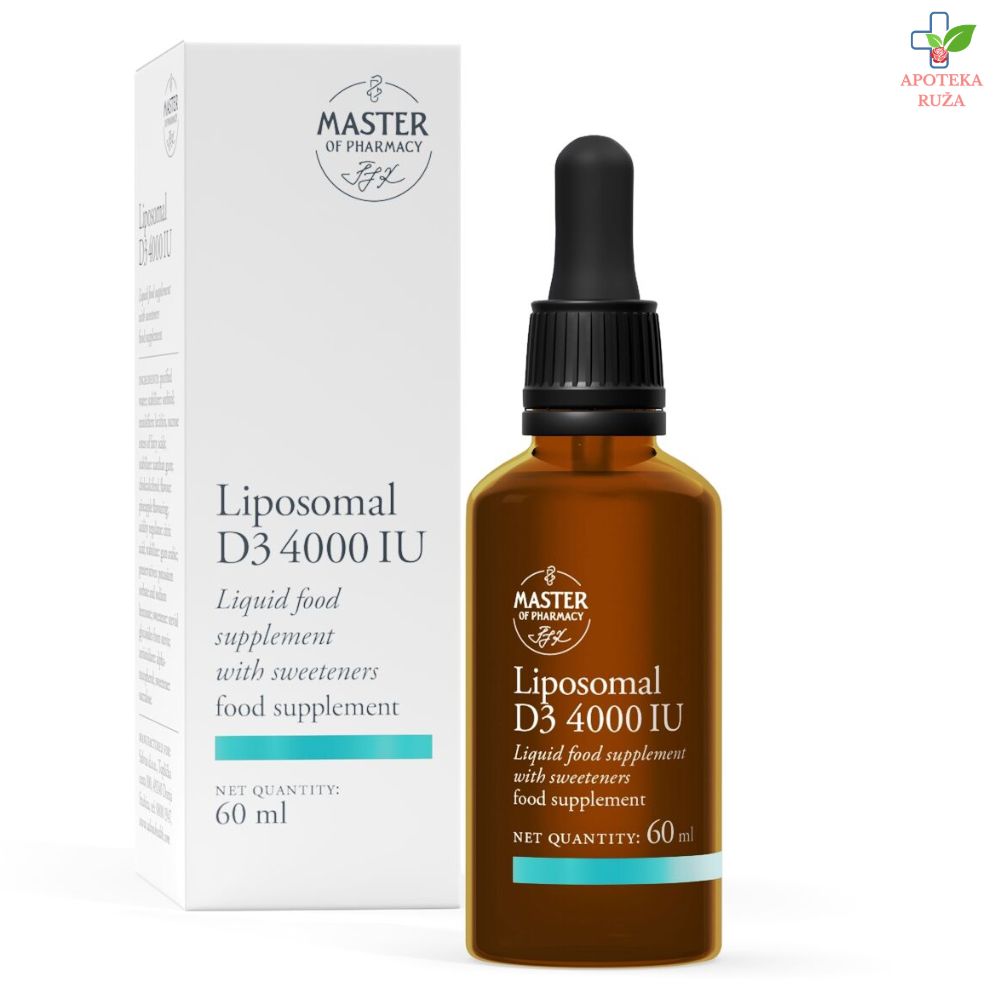 Liposomal D3 4000IU 60ml Master of Pharmacy