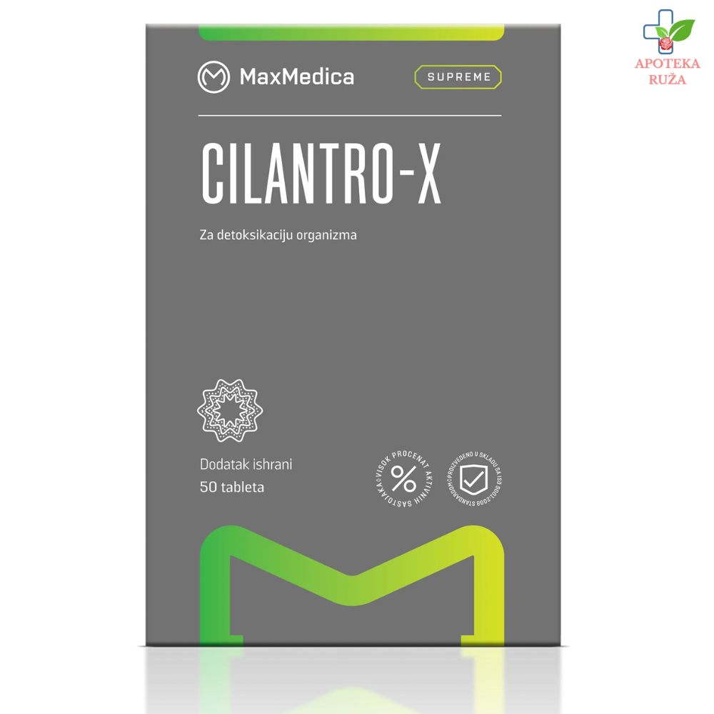 Max Medica Cilantro X za detoksikaciju organizma 50 tableta