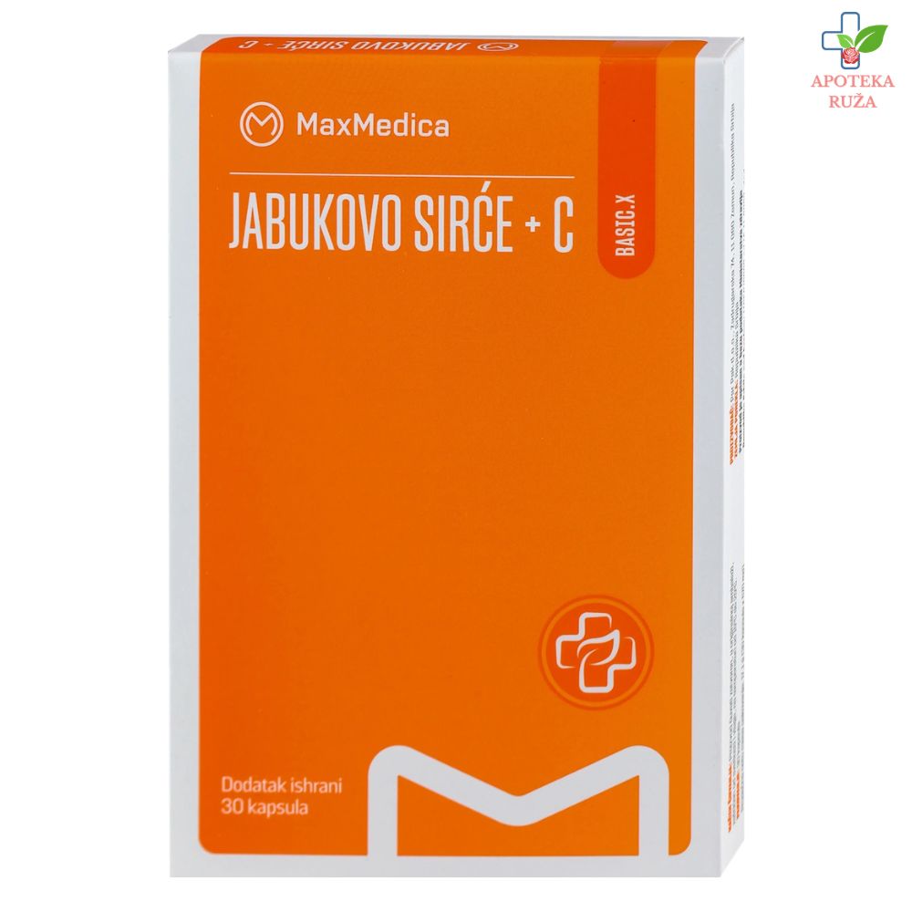 Max Medica Jabukovo sirće + vitamin C 30 kapsula