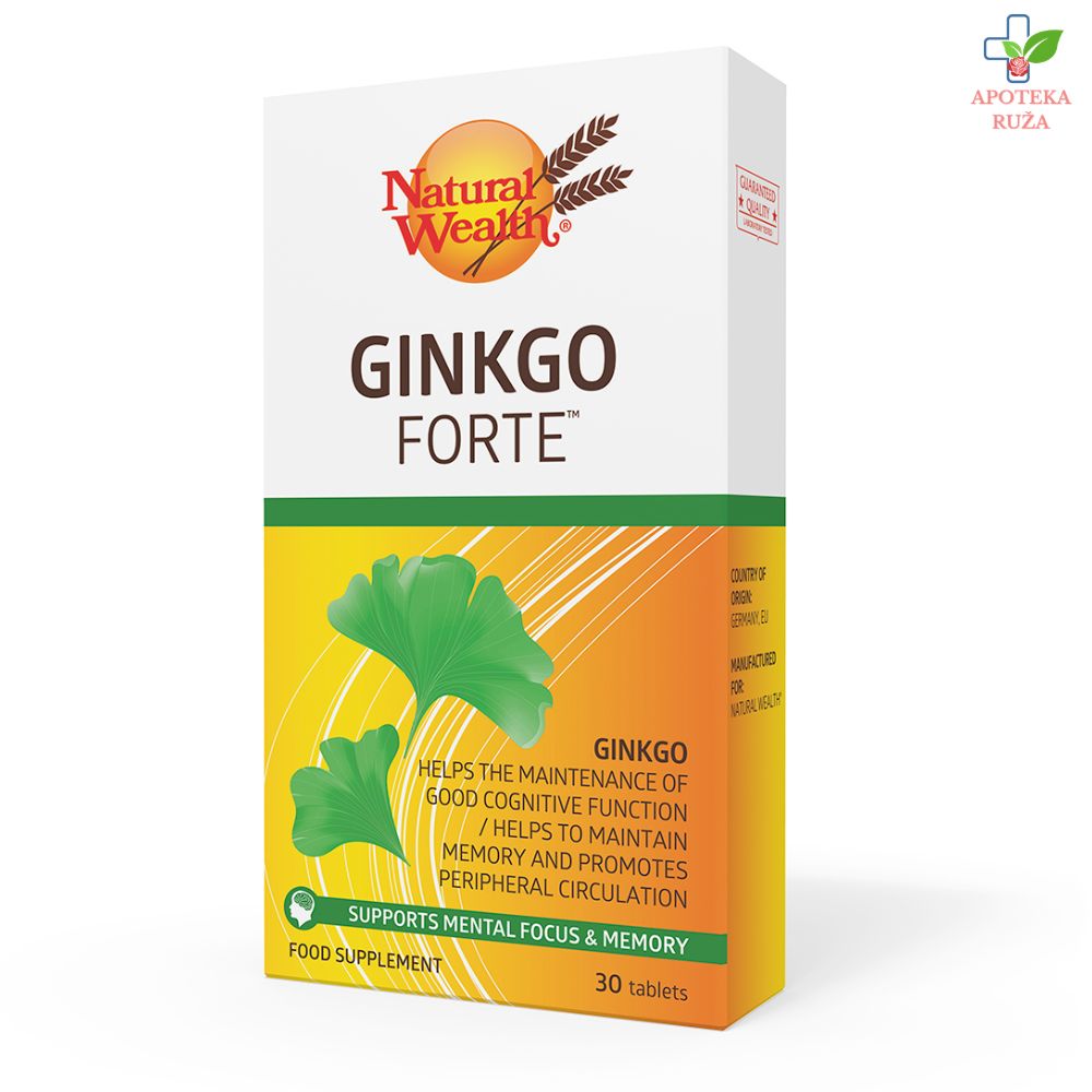 Natural Wealth Ginkgo forte 30 tableta