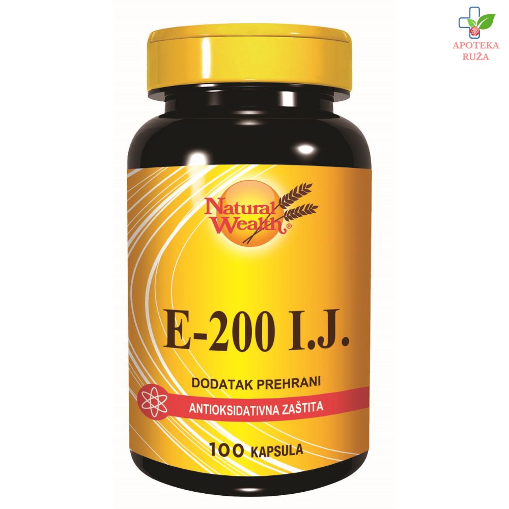 Natural Wealth Vitamin E-200 IJ 100 kapsula