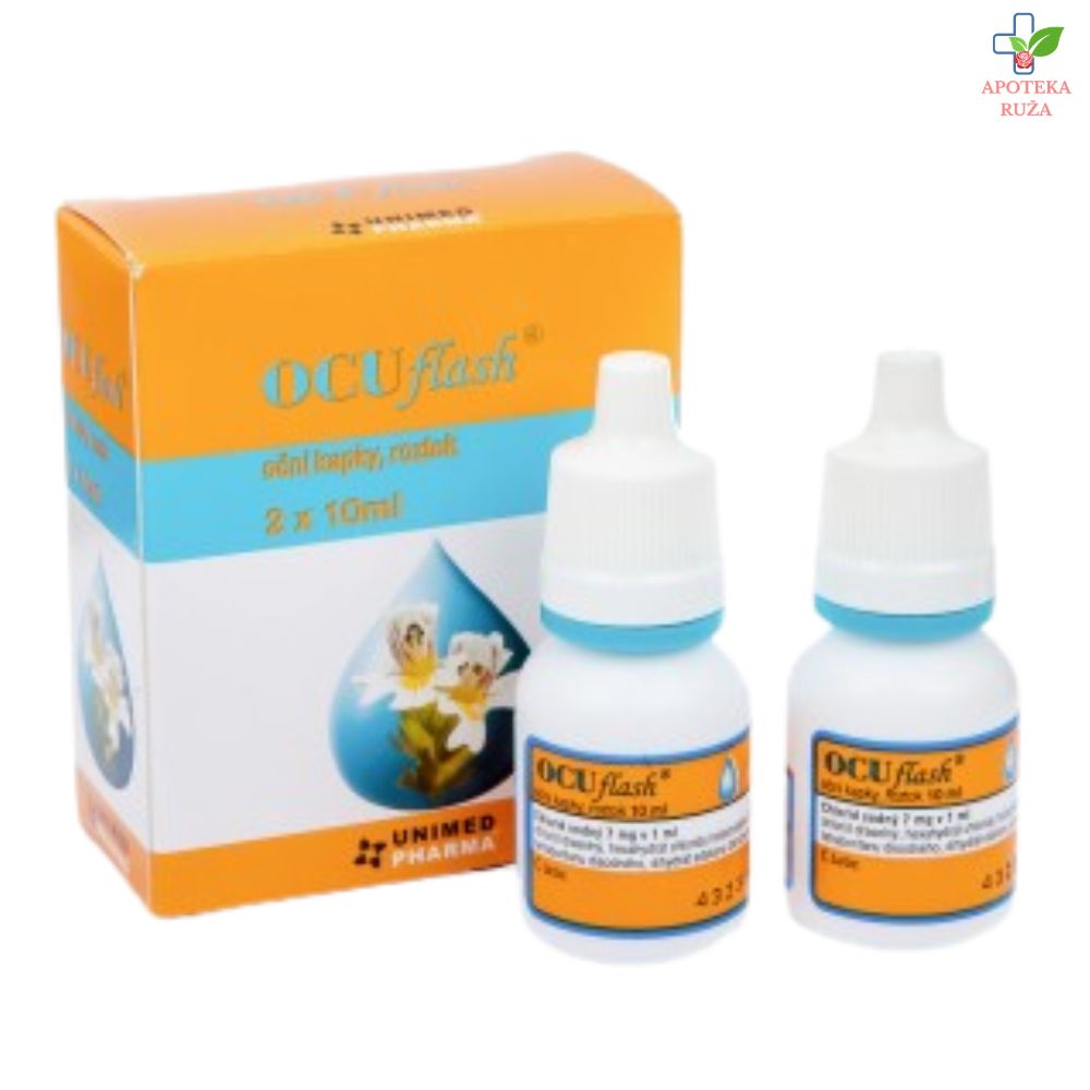 OCUflash kapi za oči veštačke suze 2x10ml