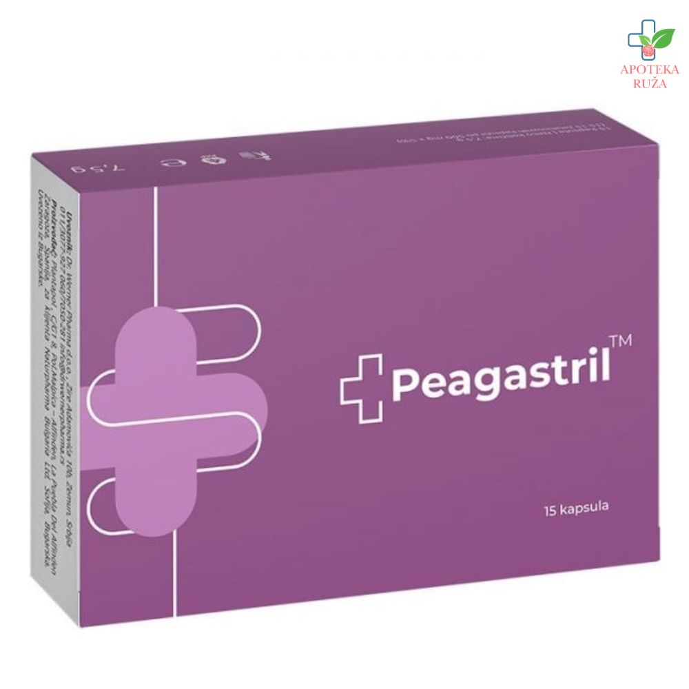Peagastril protiv gasova i nadutosti 15 kapsula
