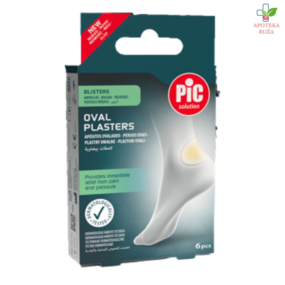 Pic flaster za žuljeve zaštitni ovalni 6 komada