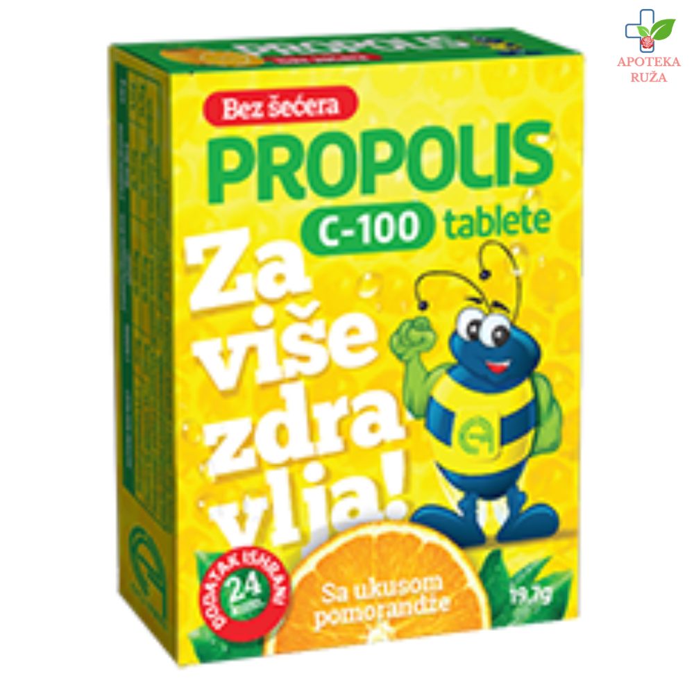 Propolis C-100 BEZ ŠEĆERA 24 tablete