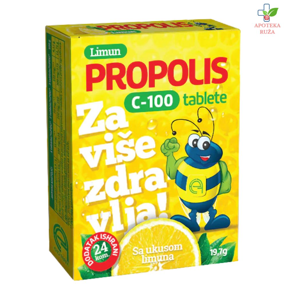 Propolis C-100 limun 24 tablete