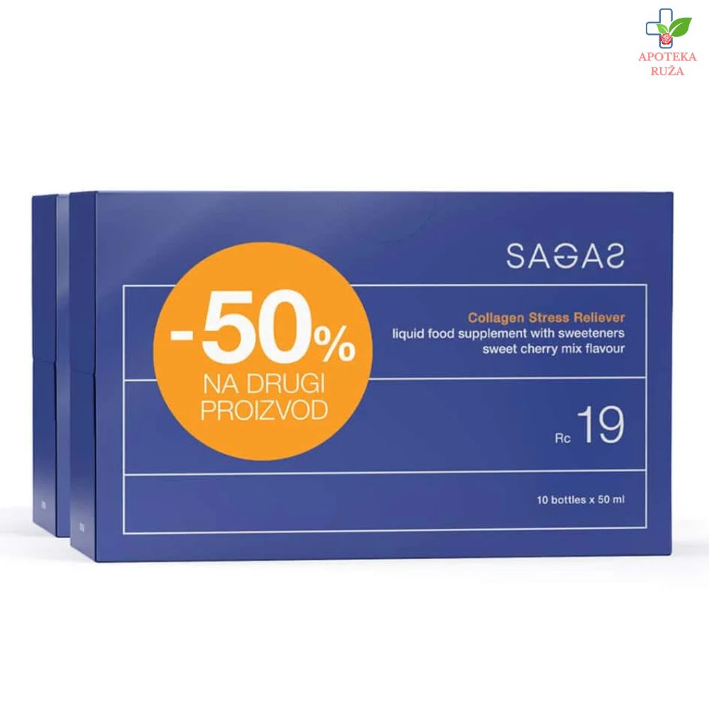 Sagas Collagen Stress Reliever 50ml 2×10 bočica