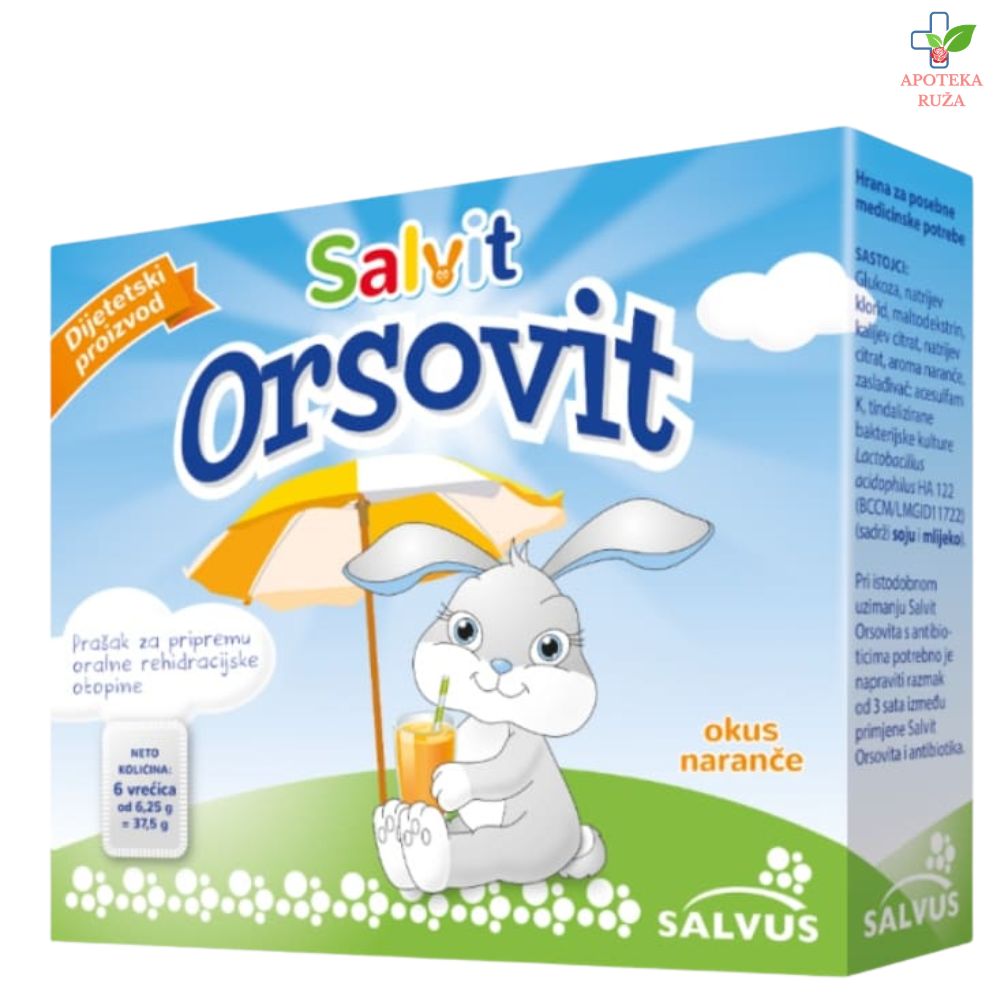 Salvit Orsovit – elektroliti za decu 6 kesica