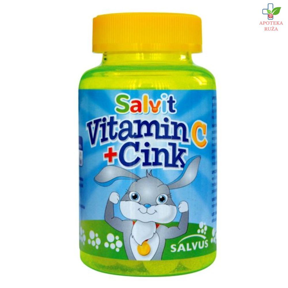 Salvit Vitamin C + Cink 60 žele bombona