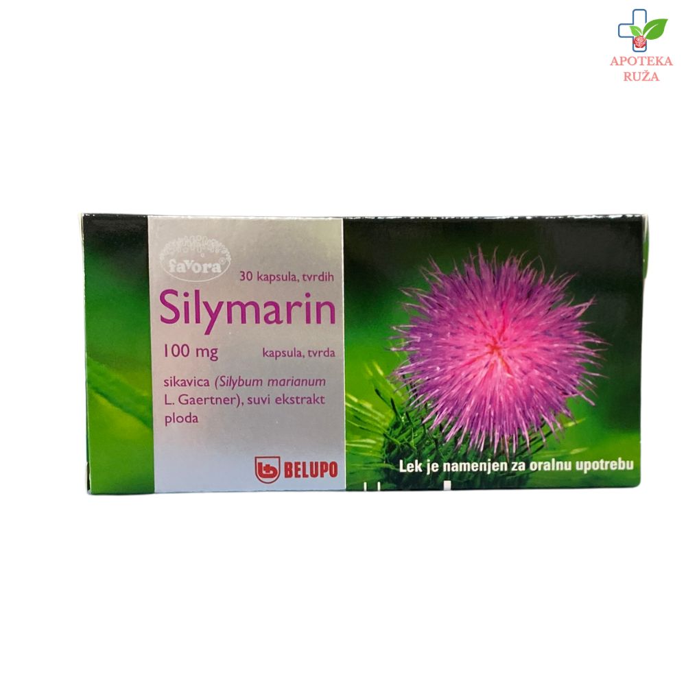 Silymarina Favora 100mg 30 kapsula