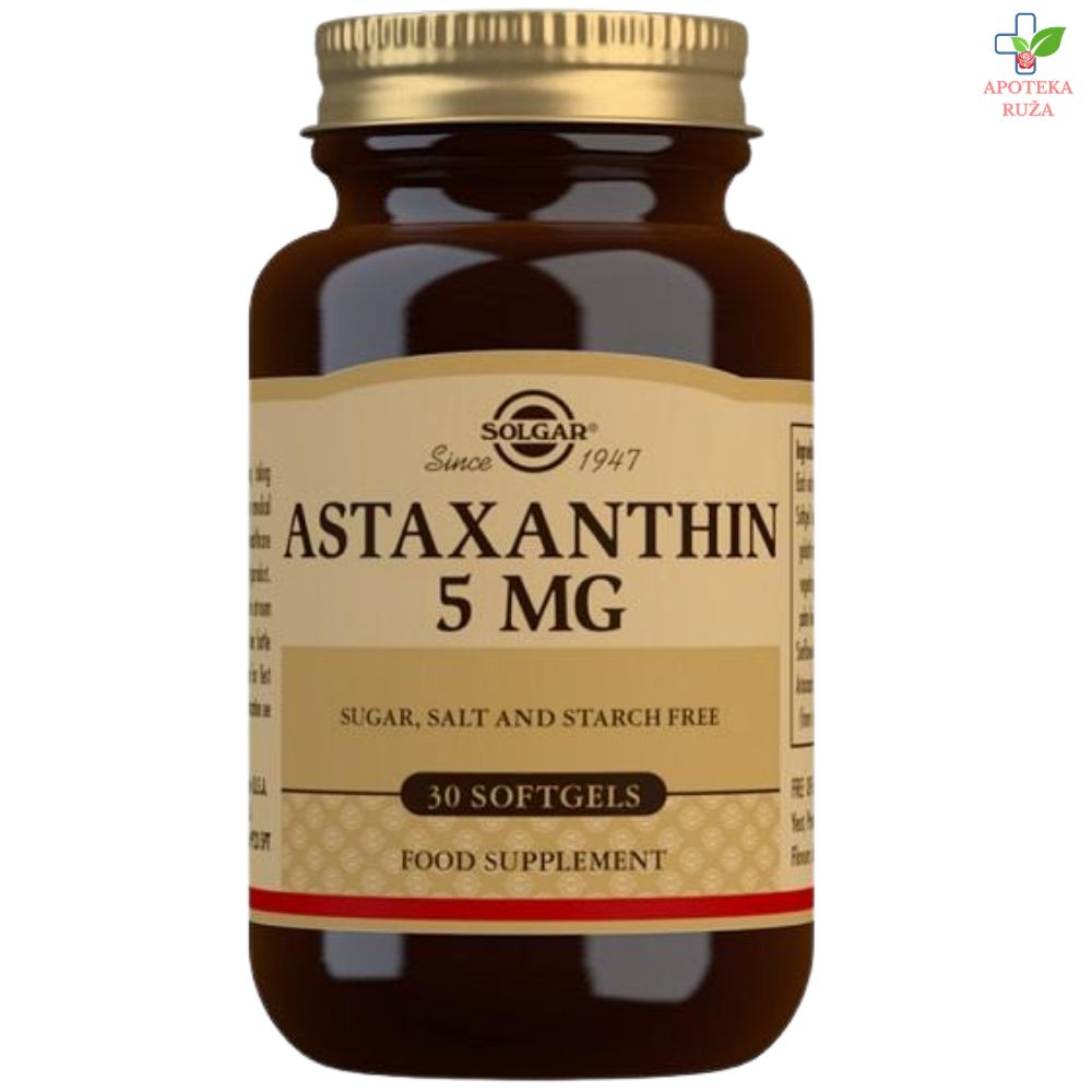 Solgar Astaksantin 5mg 30 kapsula