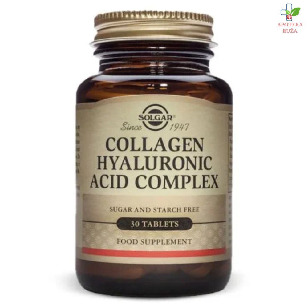 Solgar Collagen Hyaluronic Acid Complex 30 tableta
