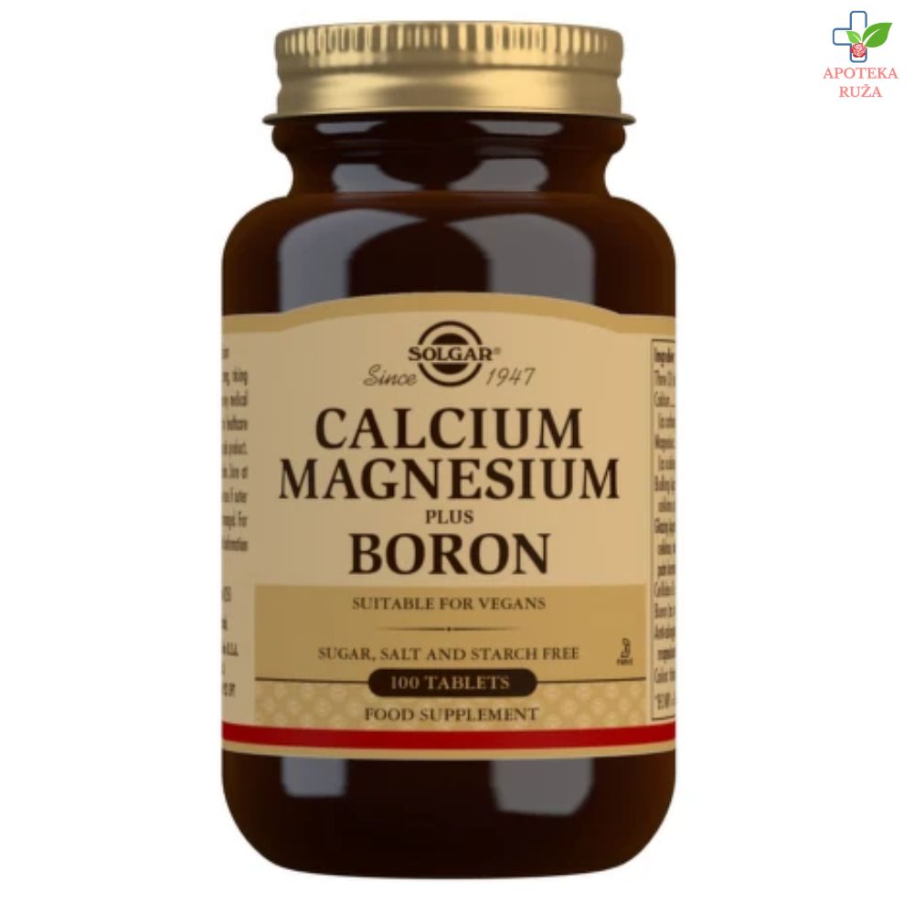 Solgar Kalcijum, Magnezijum, Bor 100 tableta