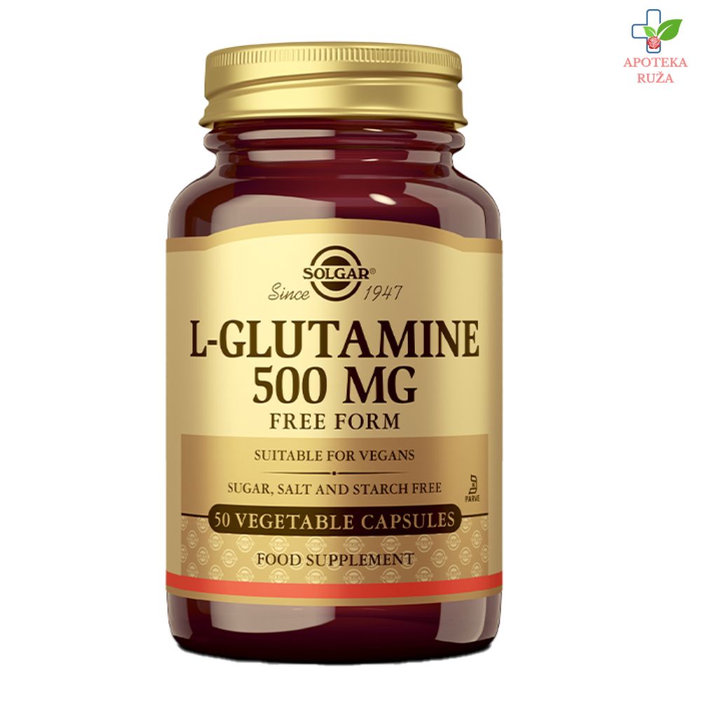 Solgar L-glutamin 500mg 50 kapsula
